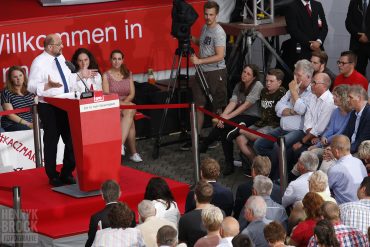 SPD Kanzlerkandidat Martin Schulz in Unna